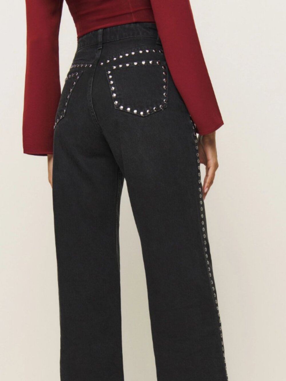 Reformation Cary High Rise Slouchy Wide Leg Jeans - Picture 7 of 8